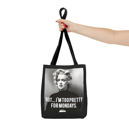 Vintage Damen T-Shirt – Too Pretty for Mondays – Retro Desig - True Insights
