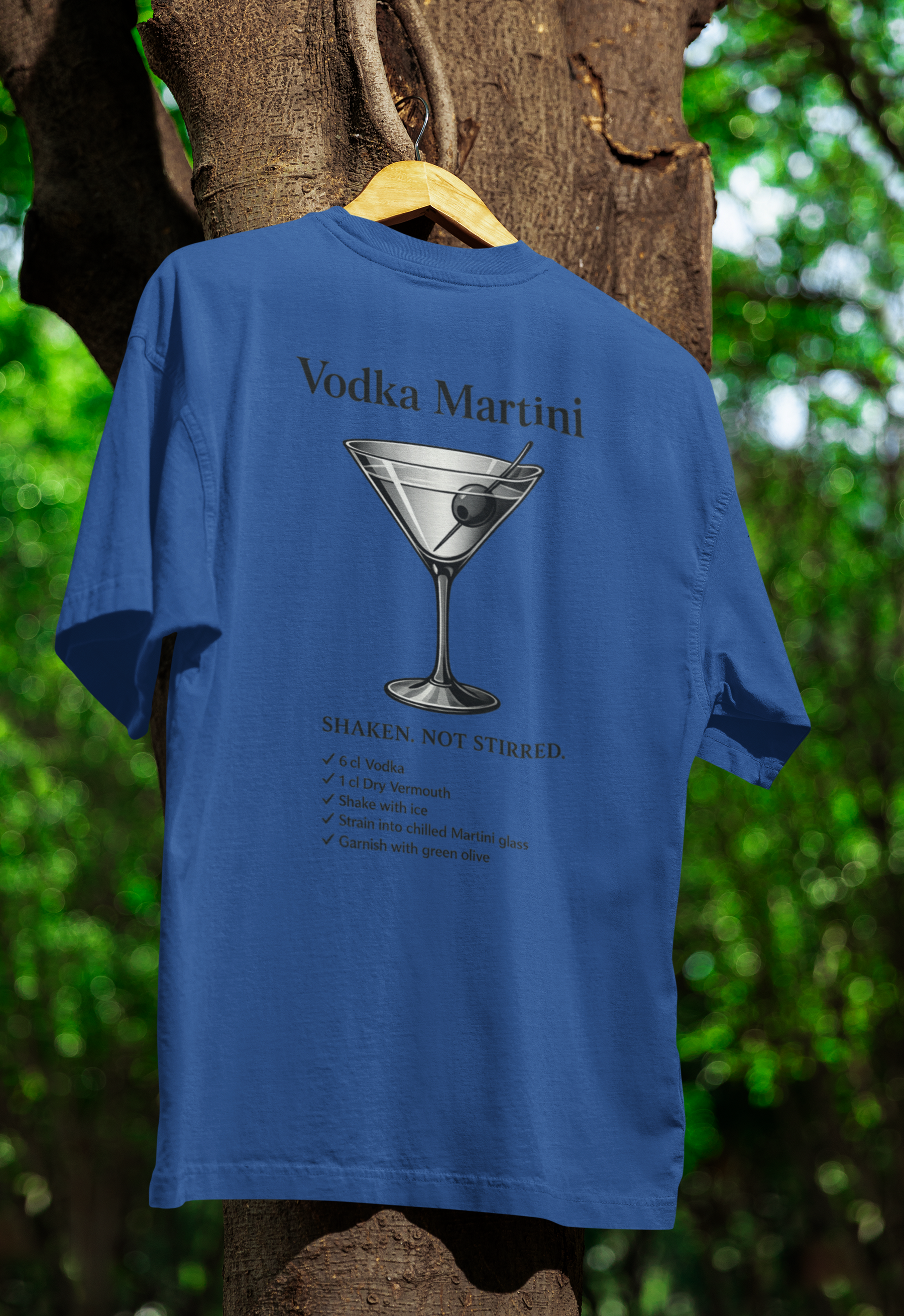 Vodka Martini T-Shirt – Shaken, Not Stirred | True Insights-T-Shirt-True Insights