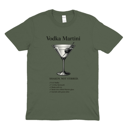 Vodka Martini T-Shirt – Shaken, Not Stirred | True Insights-T-Shirt-True Insights
