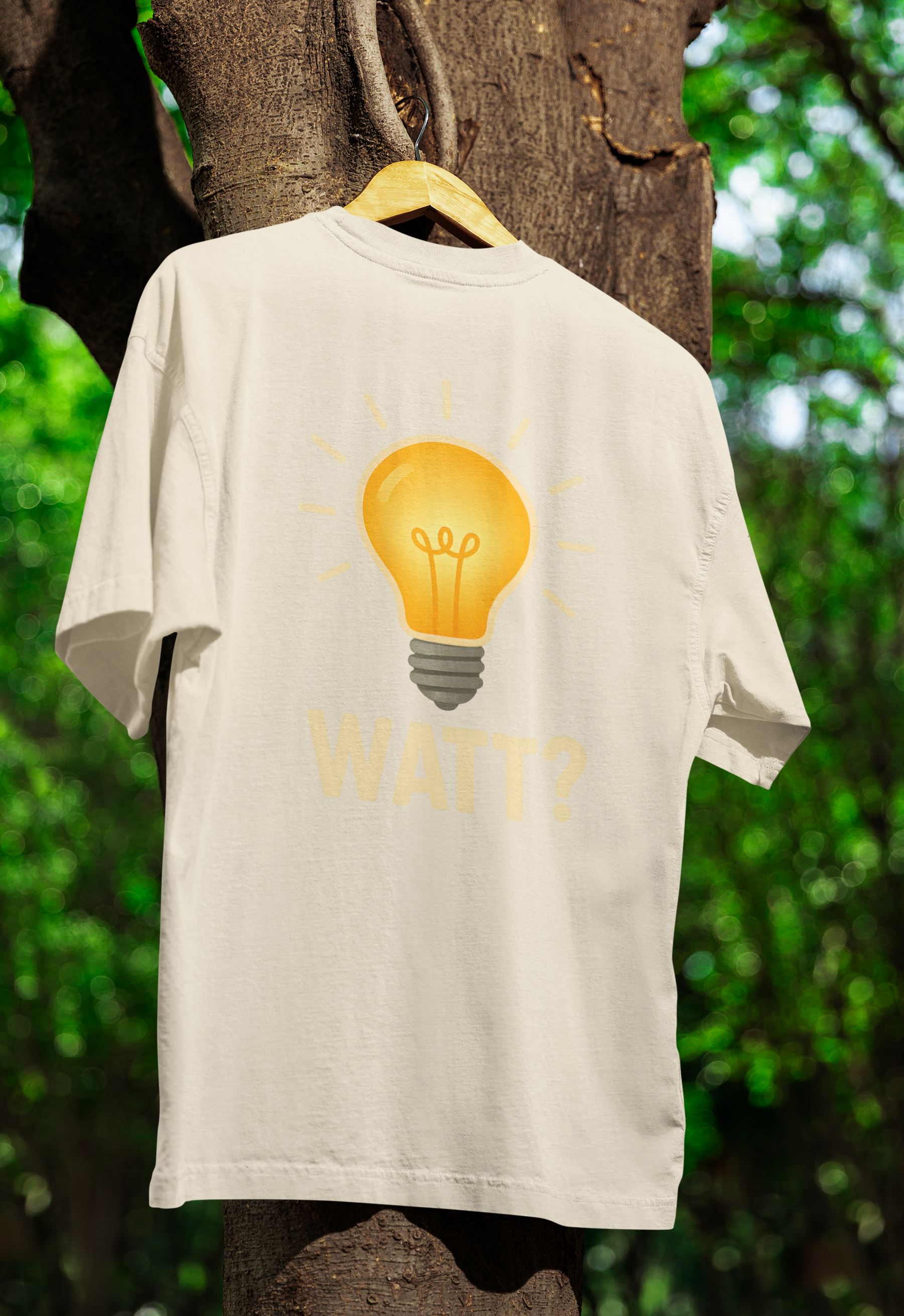 WATT? T-Shirt – Lustiges Glühbirnen-Motiv für Technik-Fans & Freunde des Wortwitzes-T-Shirt-True Insights