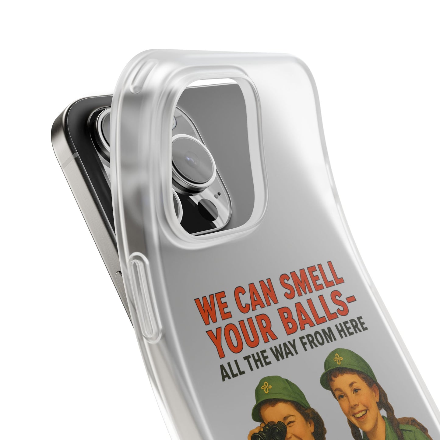 We Can Smell Your Balls – Satirische Handyhülle im Retro-50s-Stil-Phone Case-True Insights