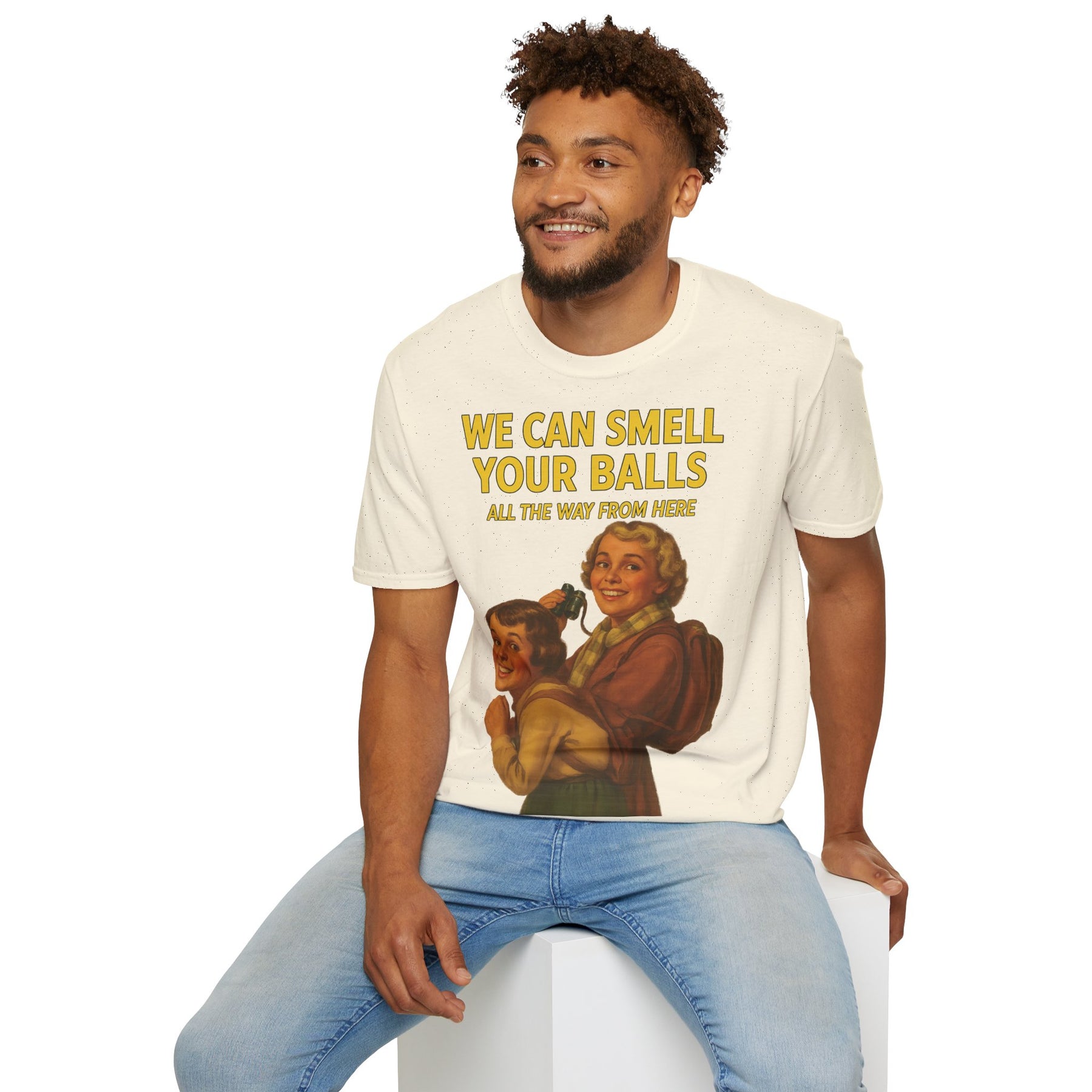 We Can Smell Your Balls– T-Shirt – Freches Satire-Design für mutige Statements | True Insights
