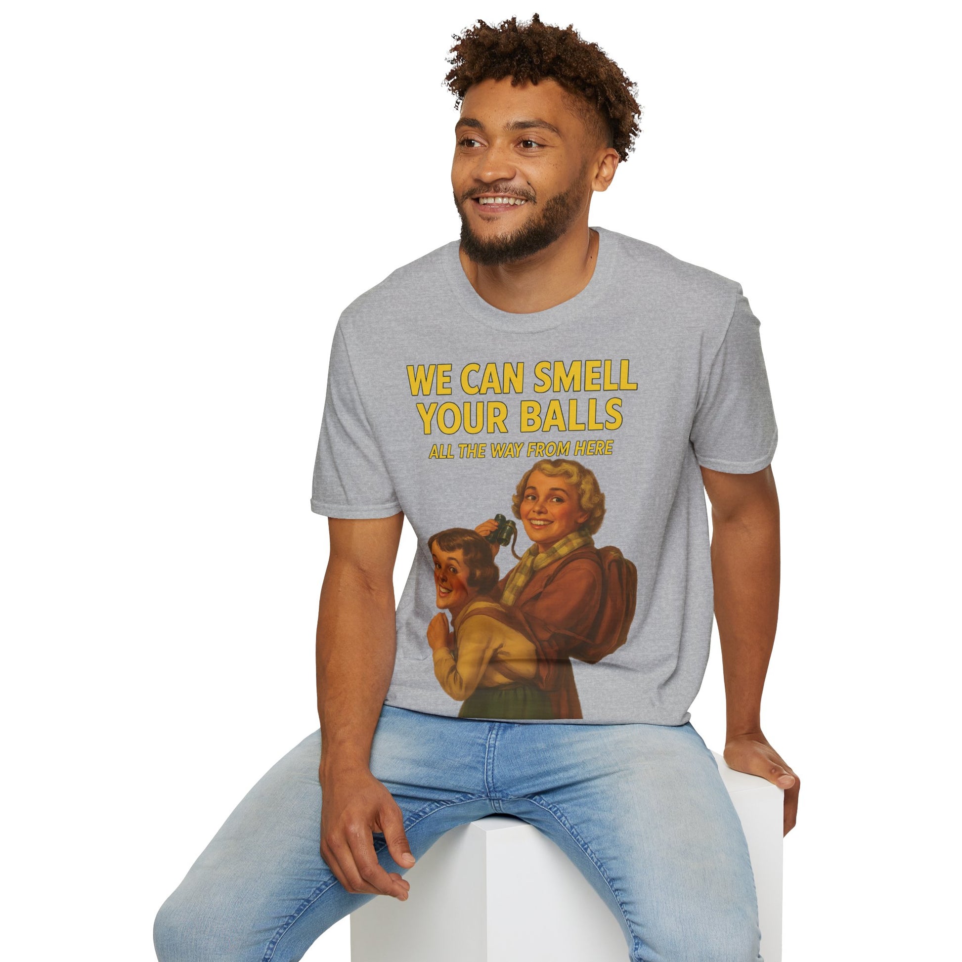 We Can Smell Your Balls– T-Shirt – Freches Satire-Design für mutige Statements | True Insights