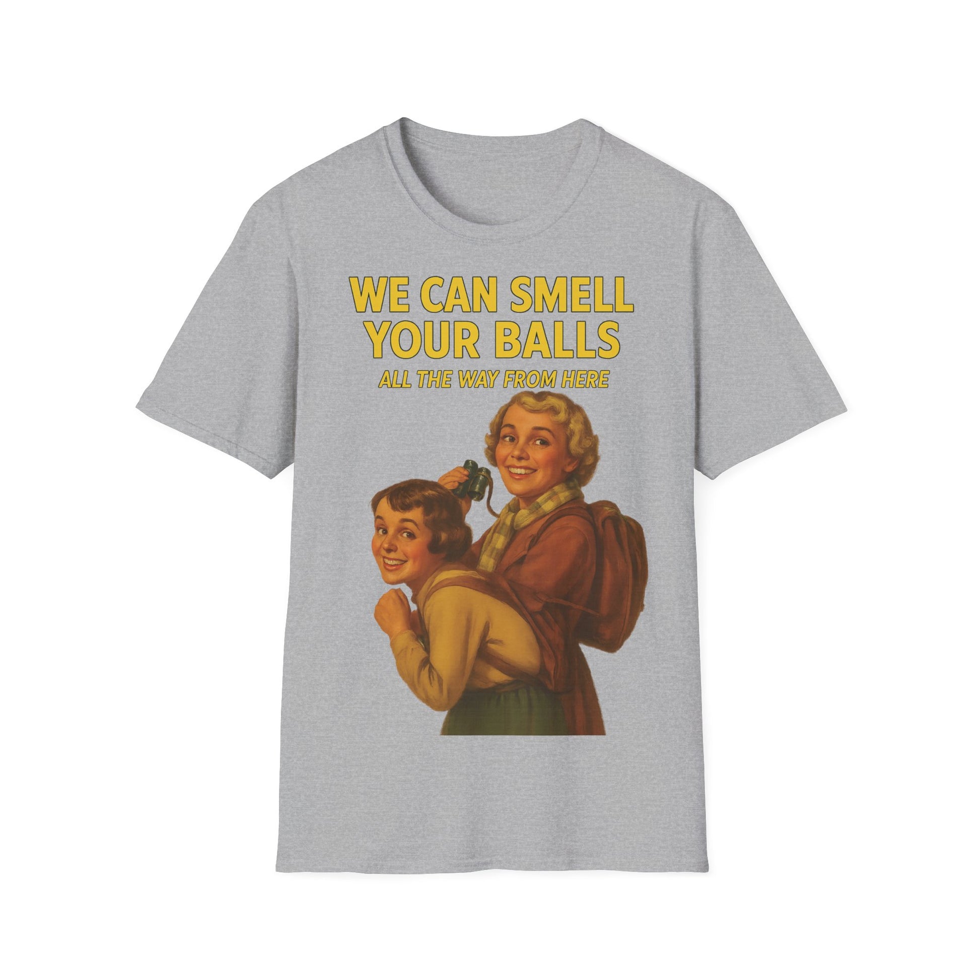 We Can Smell Your Balls– T-Shirt – Freches Satire-Design für mutige Statements | True Insights