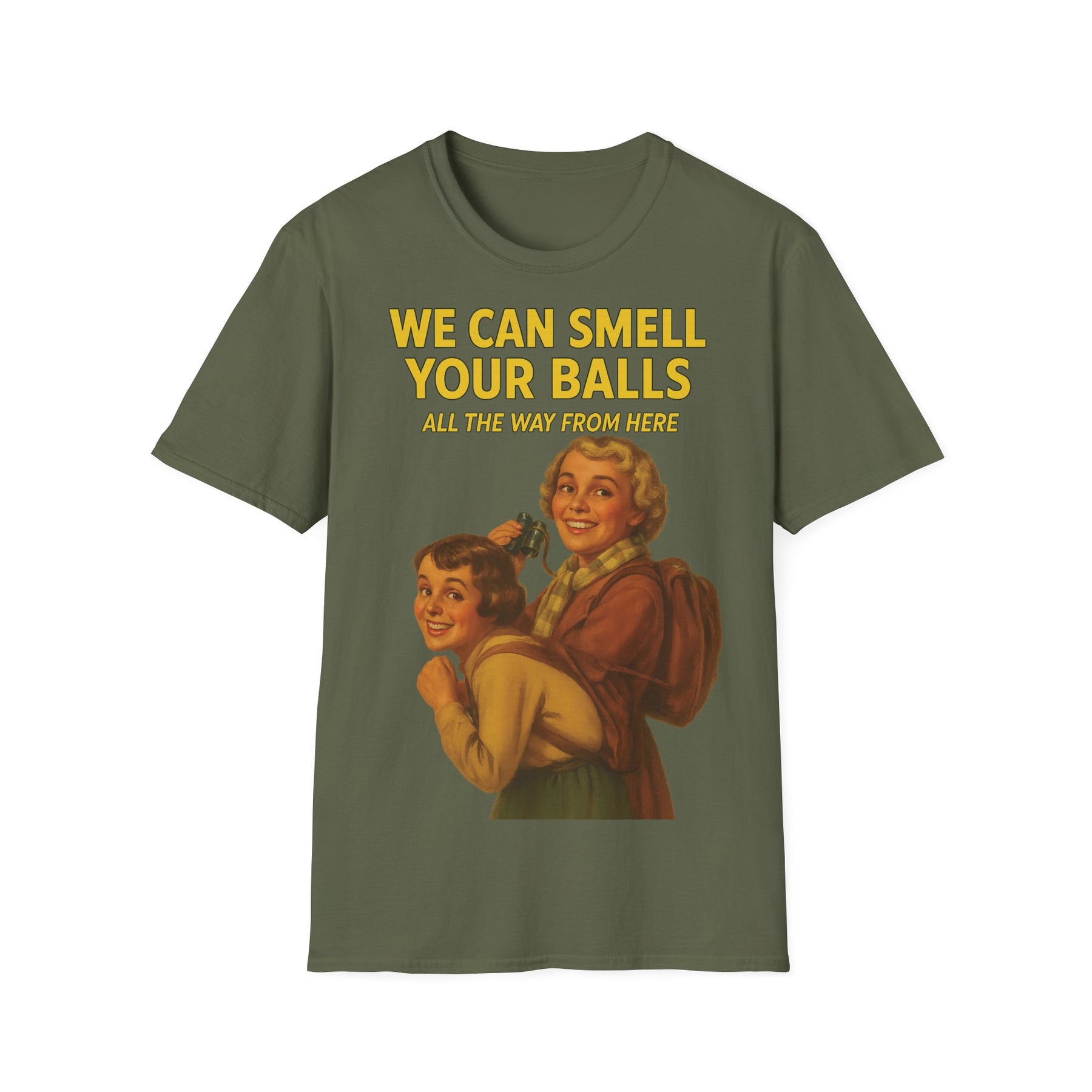 We Can Smell Your Balls– T-Shirt – Freches Satire-Design für mutige Statements | True Insights