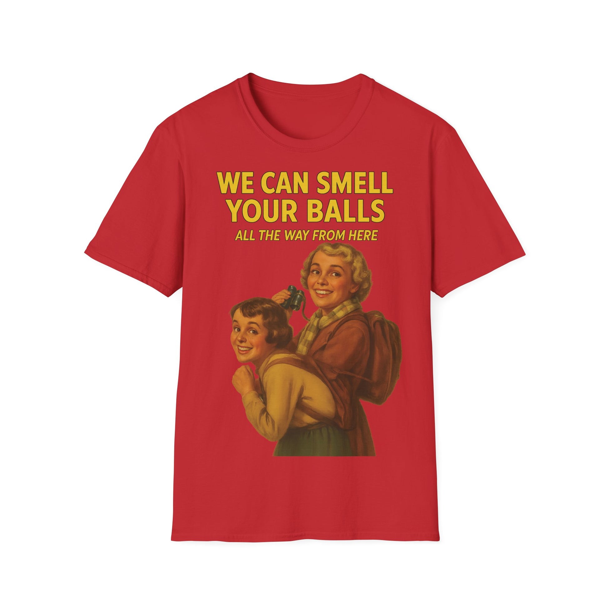 We Can Smell Your Balls– T-Shirt – Freches Satire-Design für mutige Statements | True Insights
