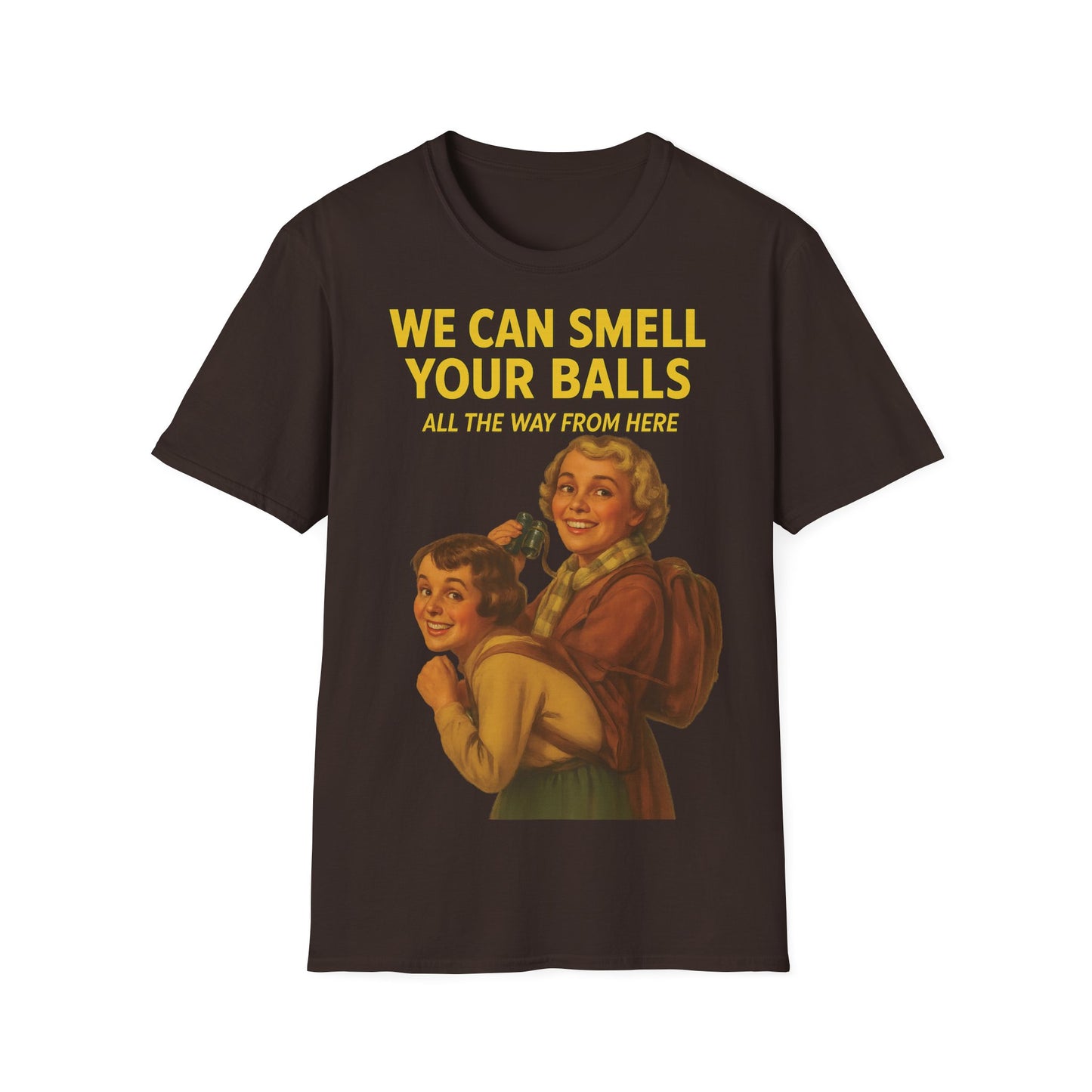 We Can Smell Your Balls– T-Shirt – Freches Satire-Design für mutige Statements | True Insights