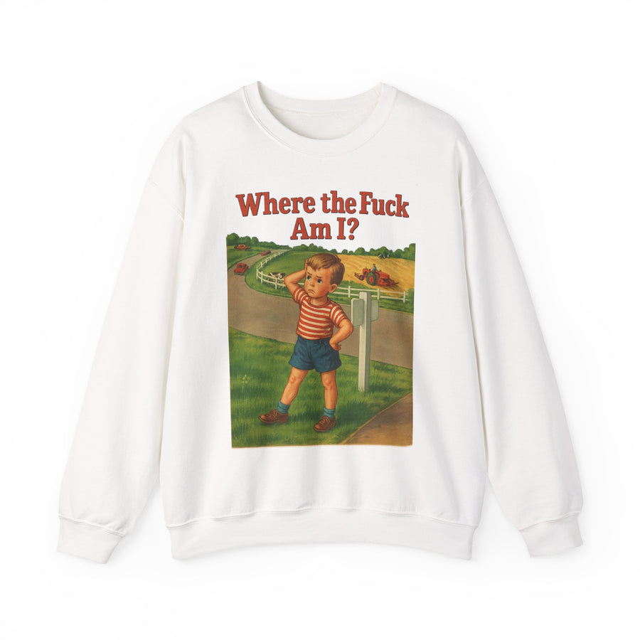 Where the hell am I? – Vintage sweatshirt with a nostalgic Lost Boy motif