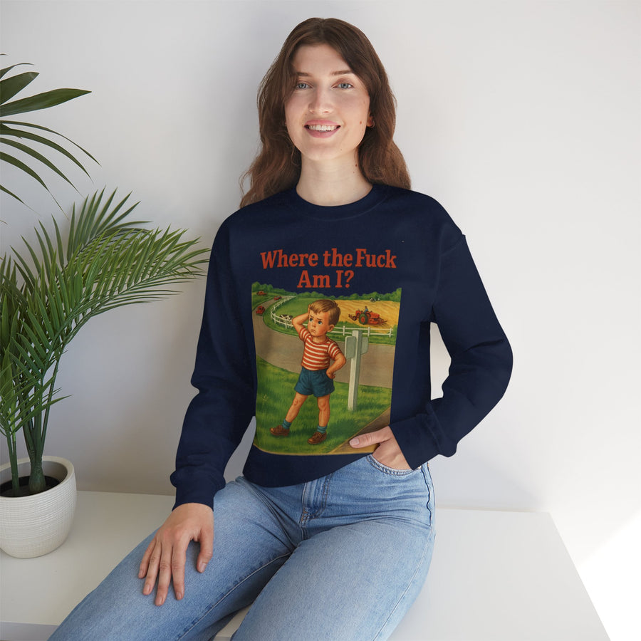 Where the hell am I? – Vintage sweatshirt with a nostalgic Lost Boy motif