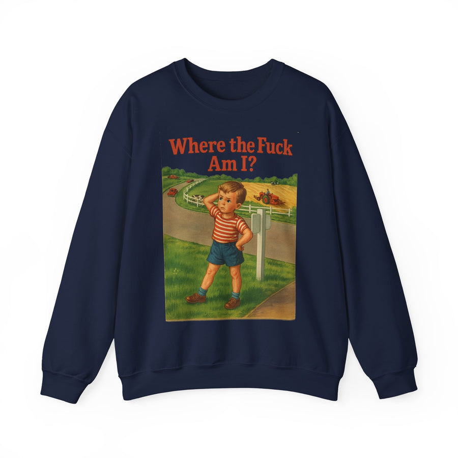 Where the hell am I? – Vintage sweatshirt with a nostalgic Lost Boy motif