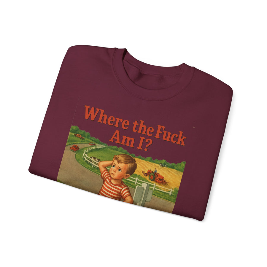 Where the hell am I? – Vintage sweatshirt with a nostalgic Lost Boy motif
