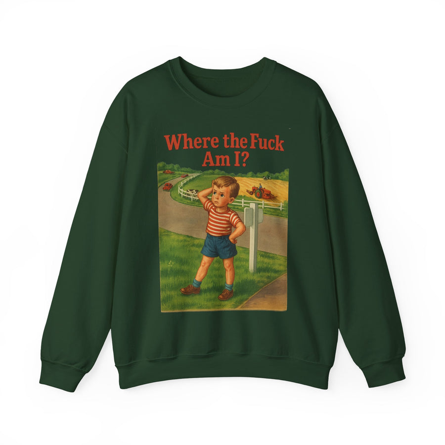 Where the hell am I? – Vintage sweatshirt with a nostalgic Lost Boy motif