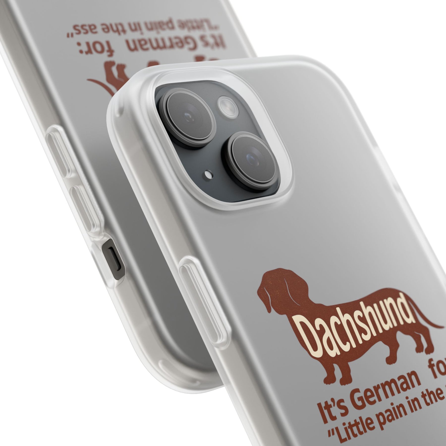 Witzige Dackel-Handyhülle – „Little Pain in the Ass“ – Lustiges Phone Case | True Insights – Bild 15