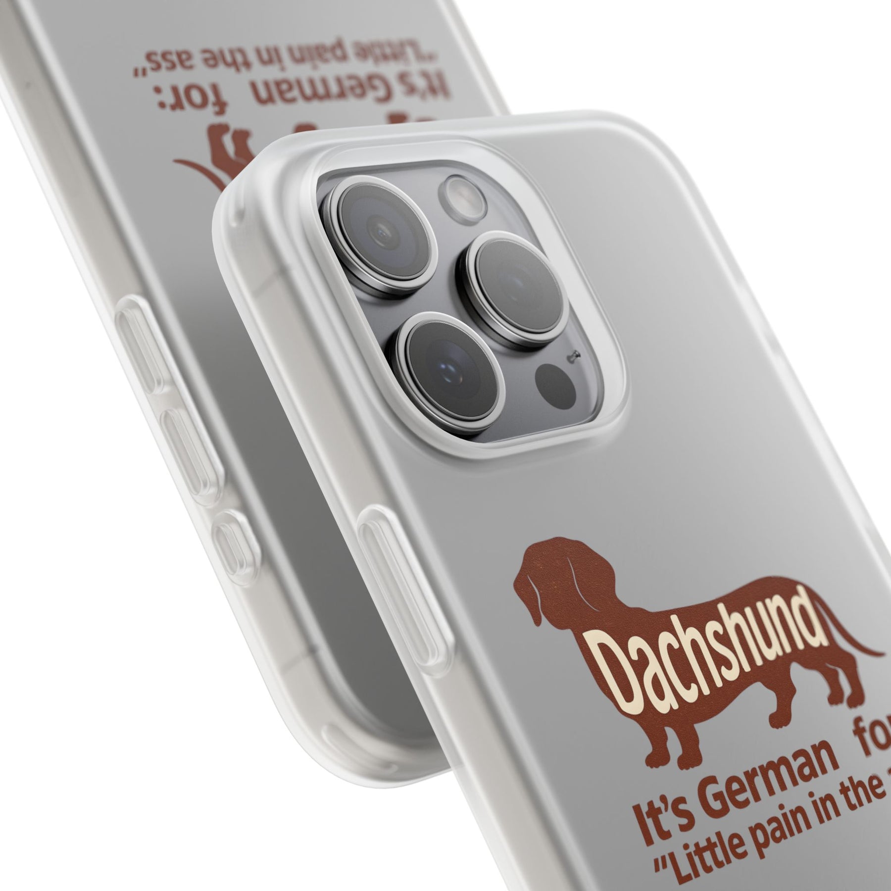 Witzige Dackel-Handyhülle – „Little Pain in the Ass“ – Lustiges Phone Case | True Insights – Bild 24