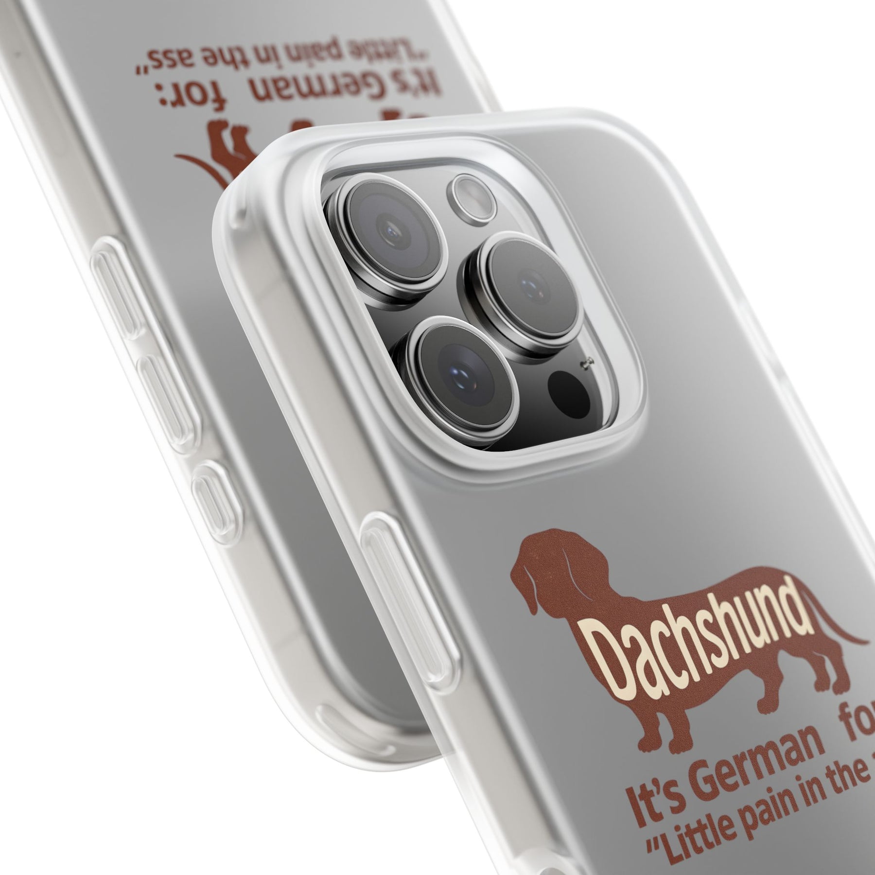 Witzige Dackel-Handyhülle – „Little Pain in the Ass“ – Lustiges Phone Case | True Insights – Bild 26