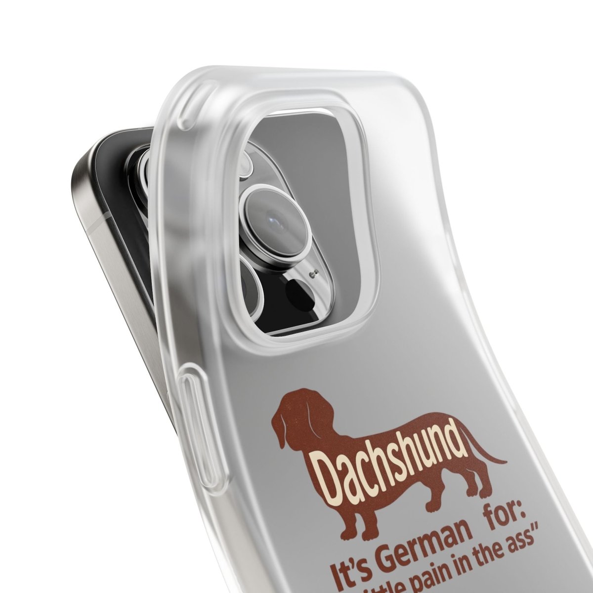 Witzige Dackel-Handyhülle – „Little Pain in the Ass“ – Lustiges Phone Case | True Insights – Bild 27