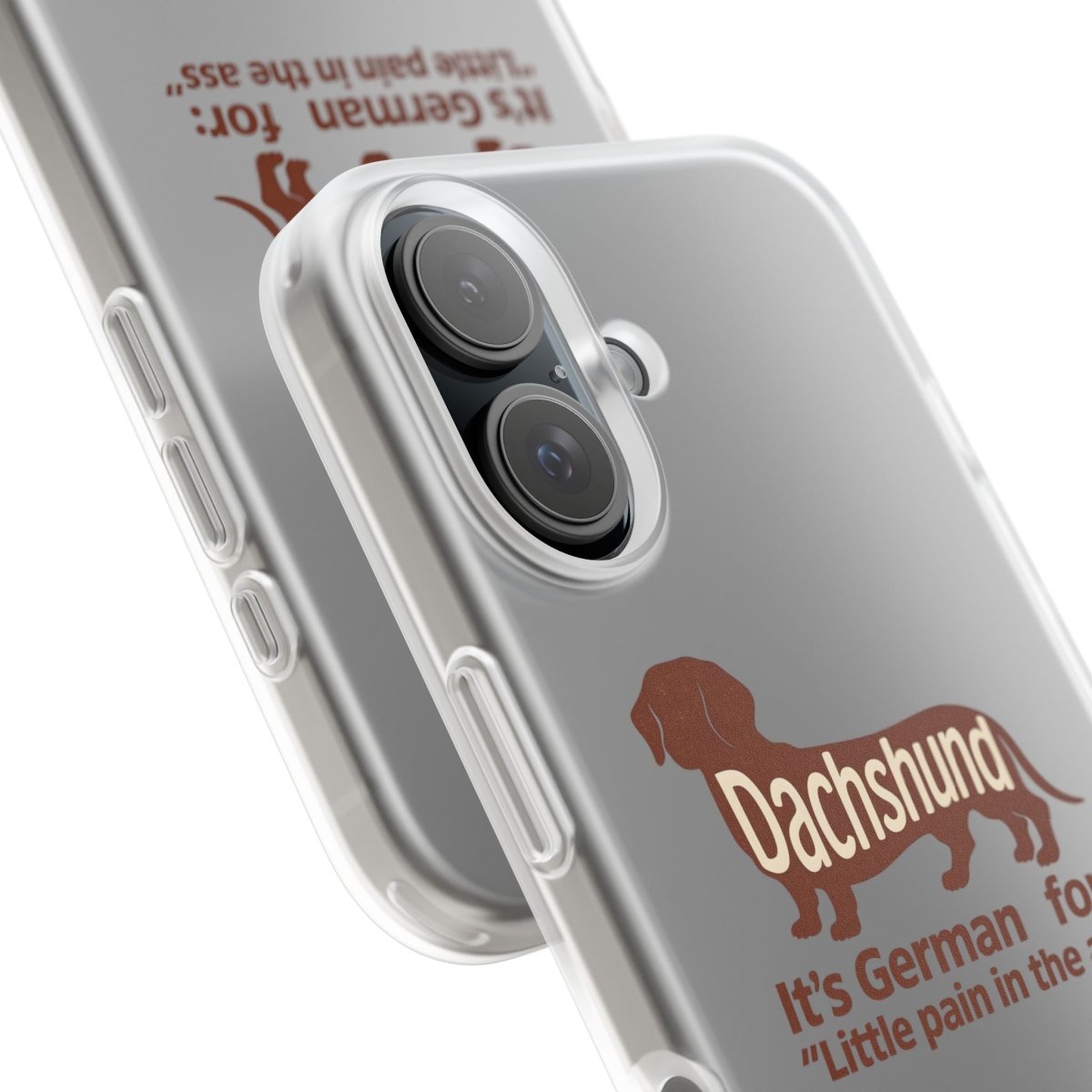 Witzige Dackel-Handyhülle – „Little Pain in the Ass“ – Lustiges Phone Case | True Insights – Bild 28