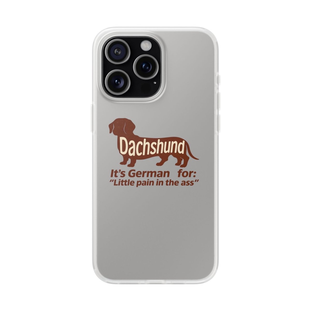 Witzige Dackel-Handyhülle – „Little Pain in the Ass“ – Lustiges Phone Case | True Insights – Bild 5