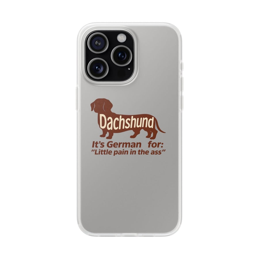 True Insights Handyhülle Dackel Little Pain in the Ass Geschenkidee für iPhone 15 Pro Max