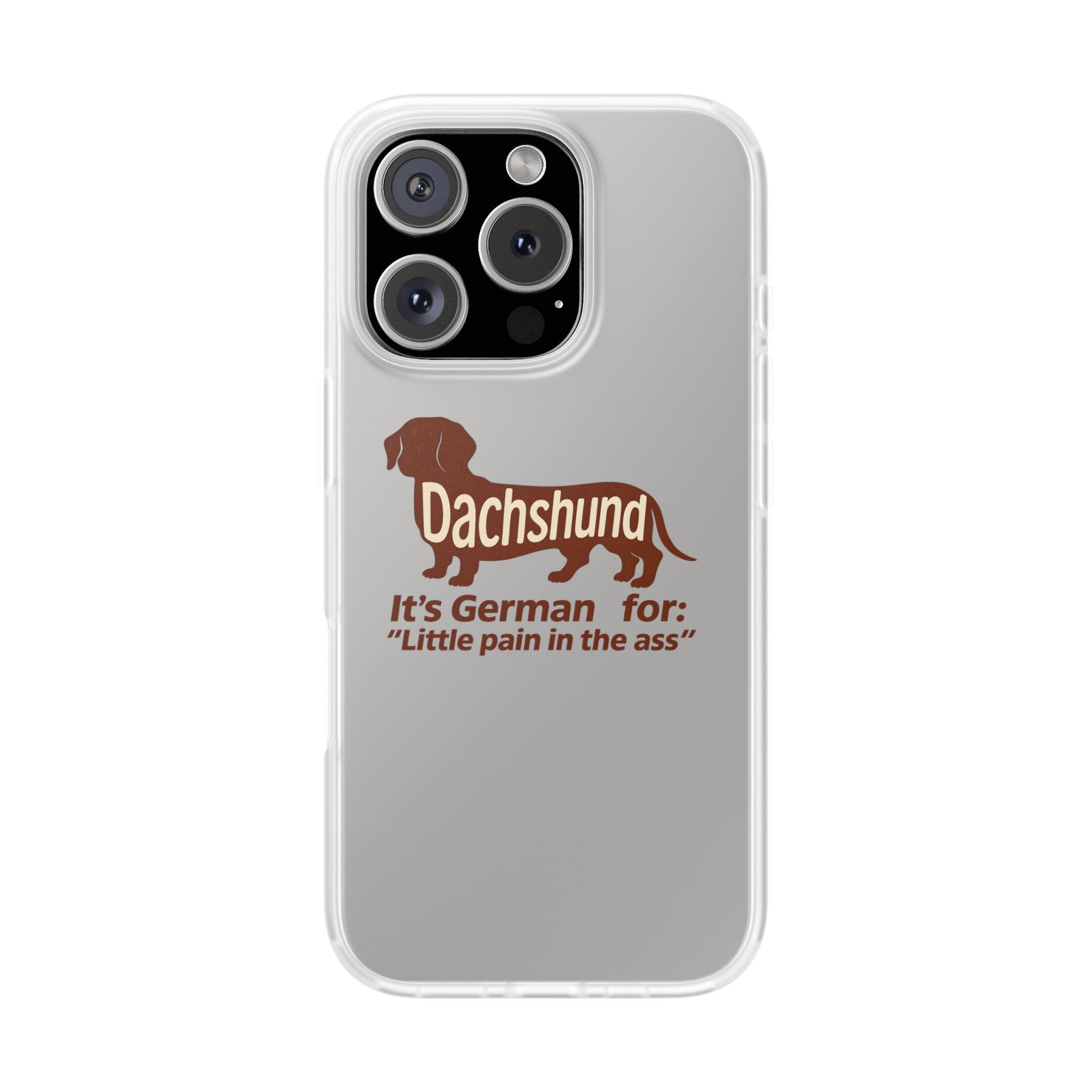 Witzige Dackel-Handyhülle – „Little Pain in the Ass“ – Lustiges Phone Case | True Insights – Bild 6
