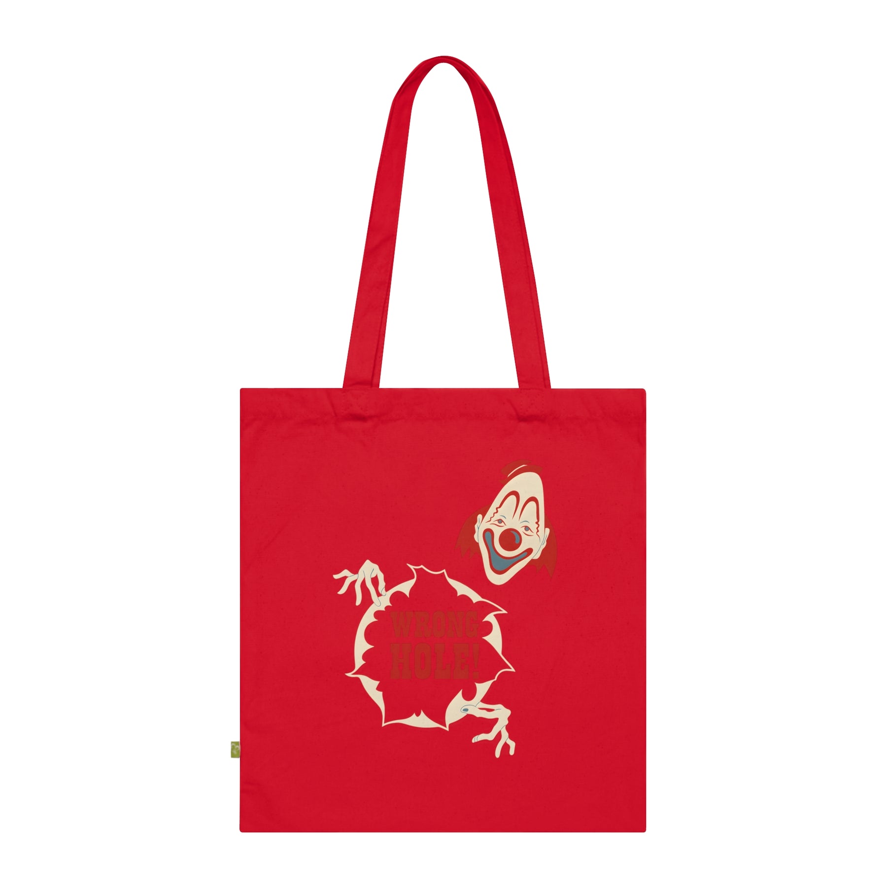 Wrong Hole! – Provokante Totebag mit Clown-Motiv-Bags-True Insights