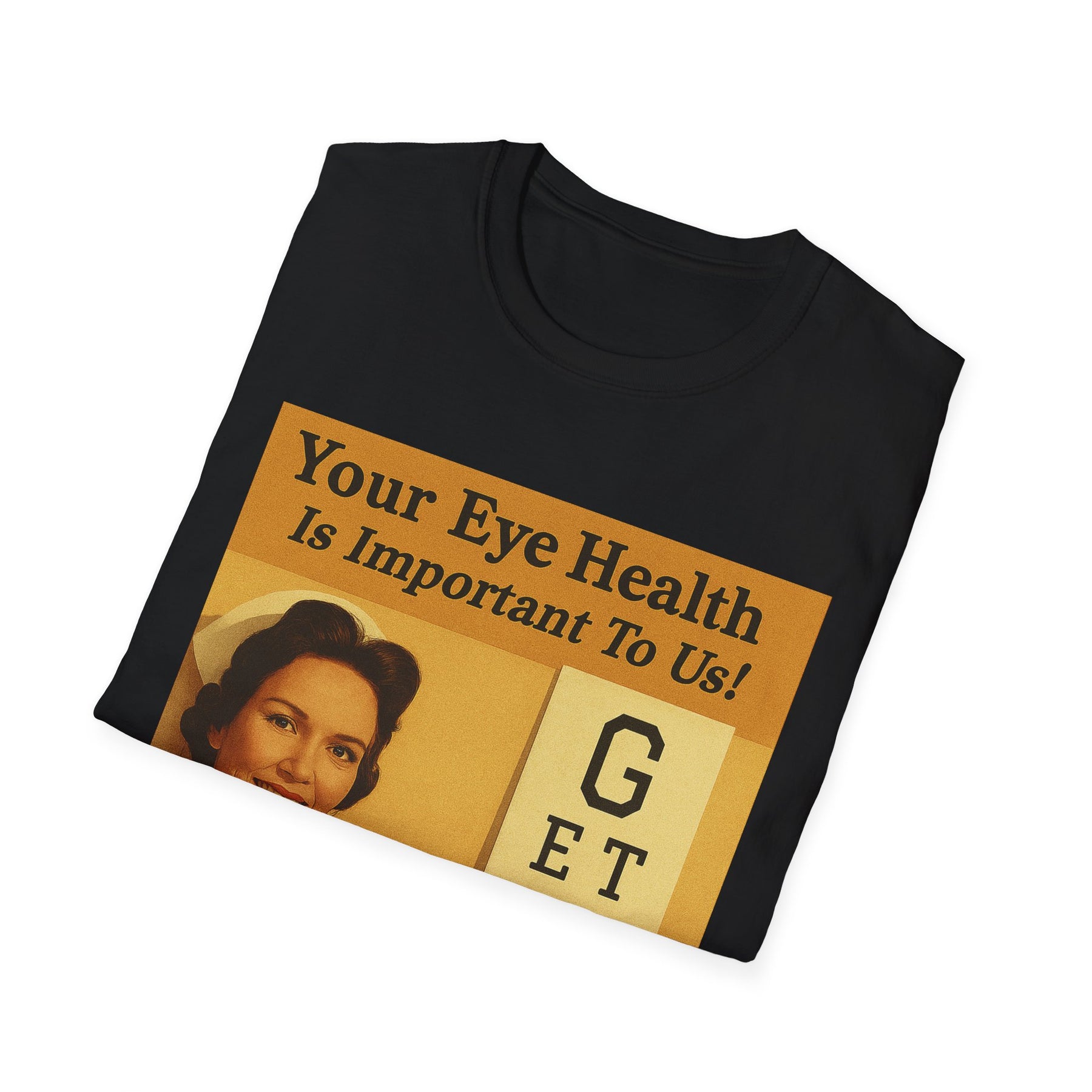 „Your Eye Health Is Important To Us“ – Satirisches T-Shirt im 50s-Style – Freches Satire-Design für mutige Statements | True Insights