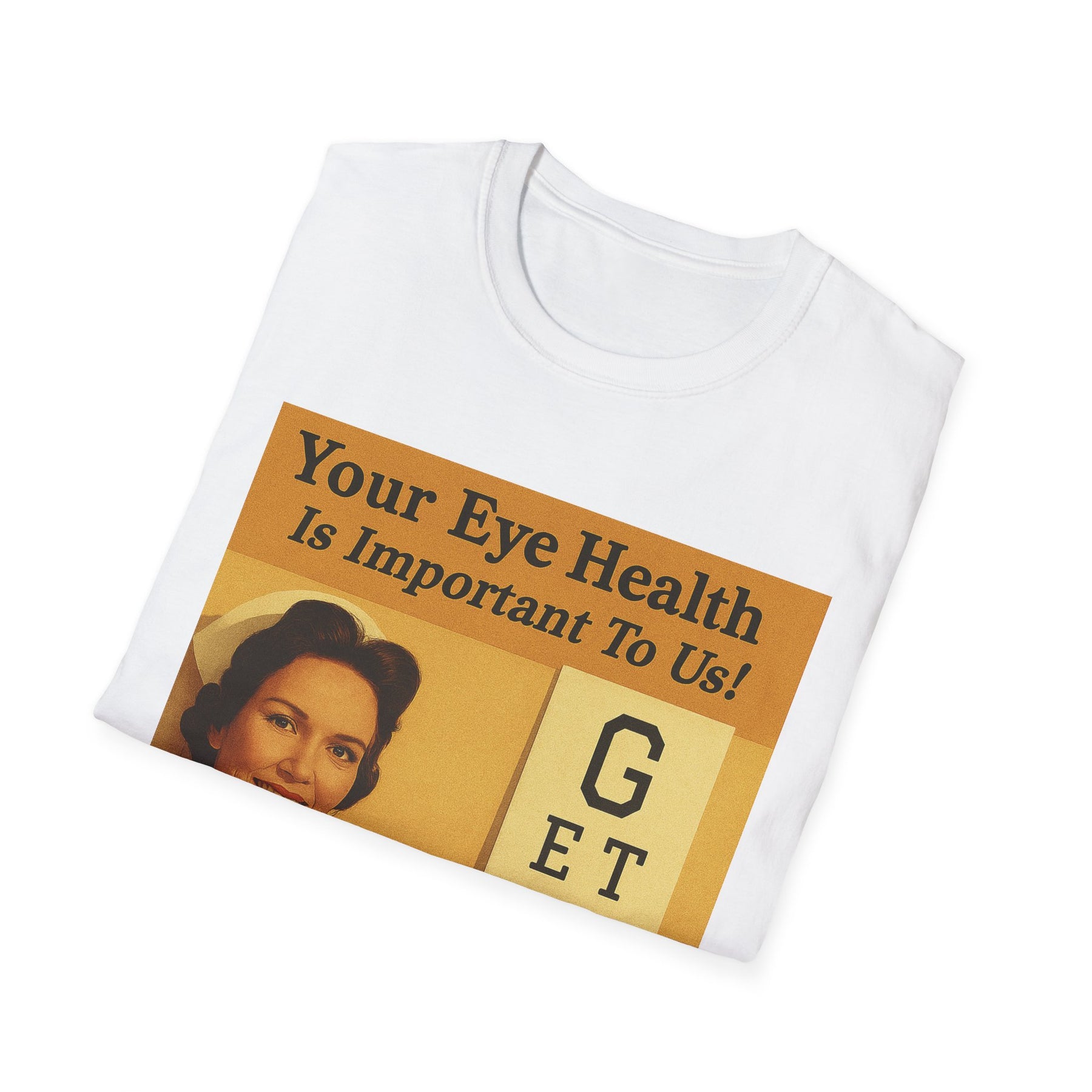 „Your Eye Health Is Important To Us“ – Satirisches T-Shirt im 50s-Style – Freches Satire-Design für mutige Statements | True Insights