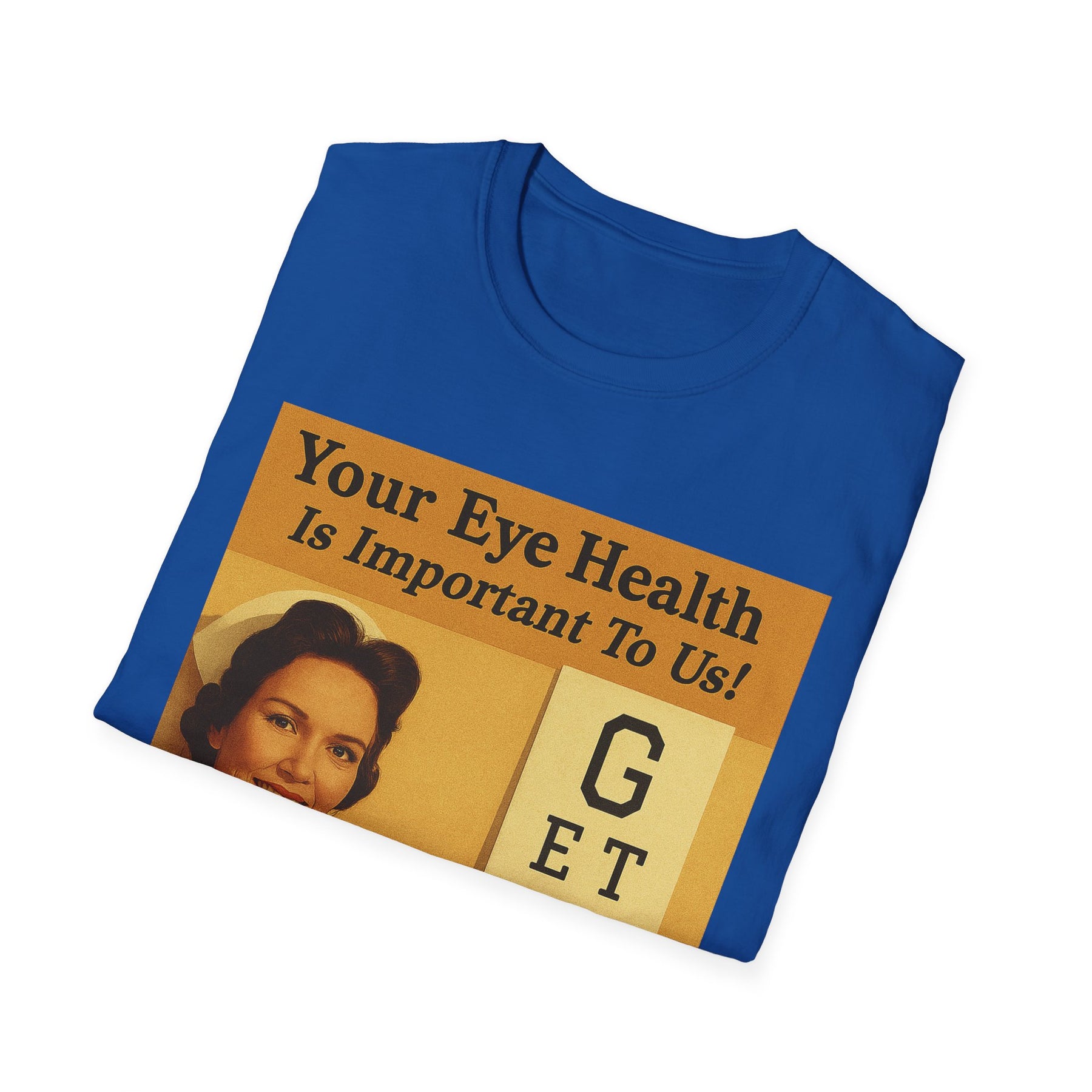 „Your Eye Health Is Important To Us“ – Satirisches T-Shirt im 50s-Style – Freches Satire-Design für mutige Statements | True Insights