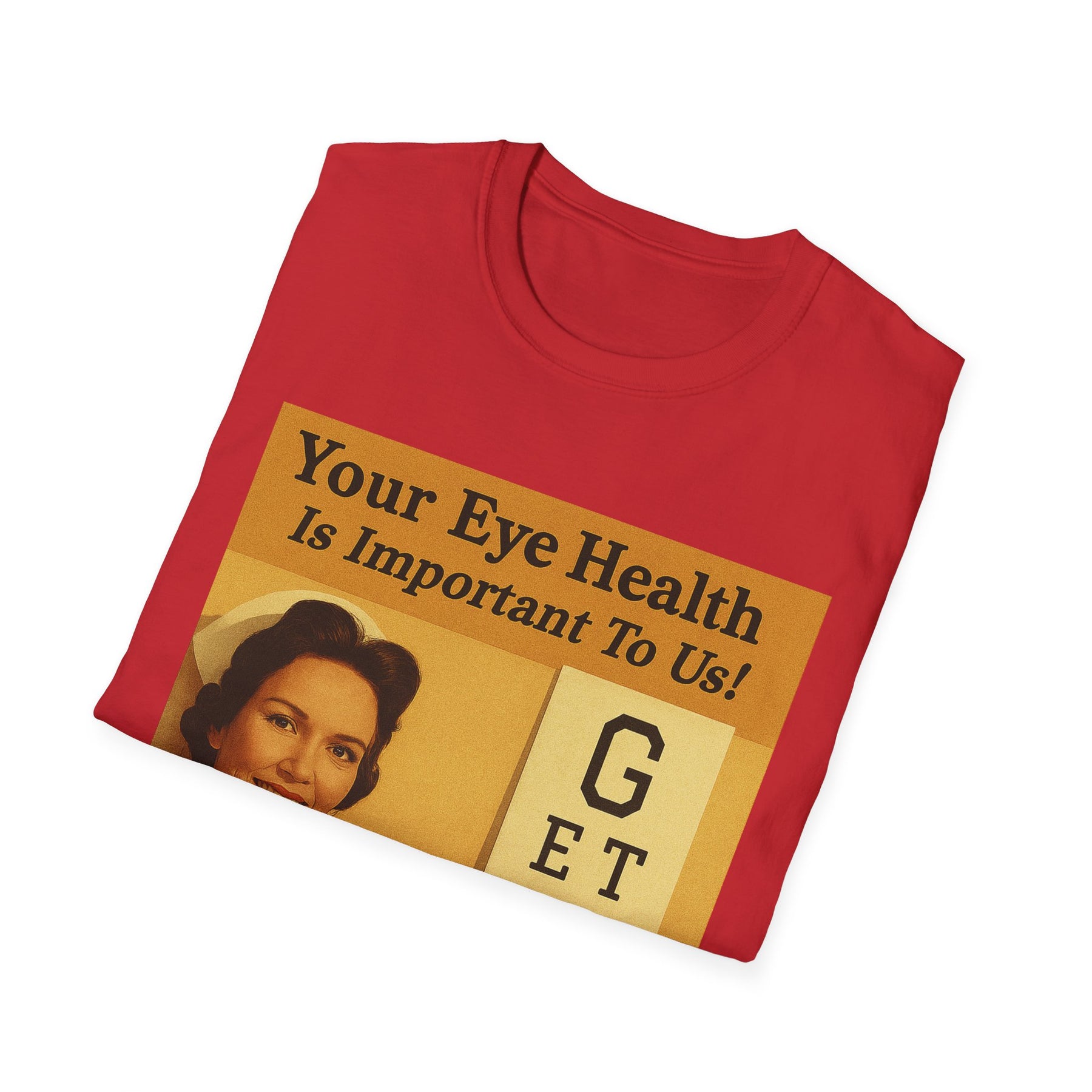 „Your Eye Health Is Important To Us“ – Satirisches T-Shirt im 50s-Style – Freches Satire-Design für mutige Statements | True Insights