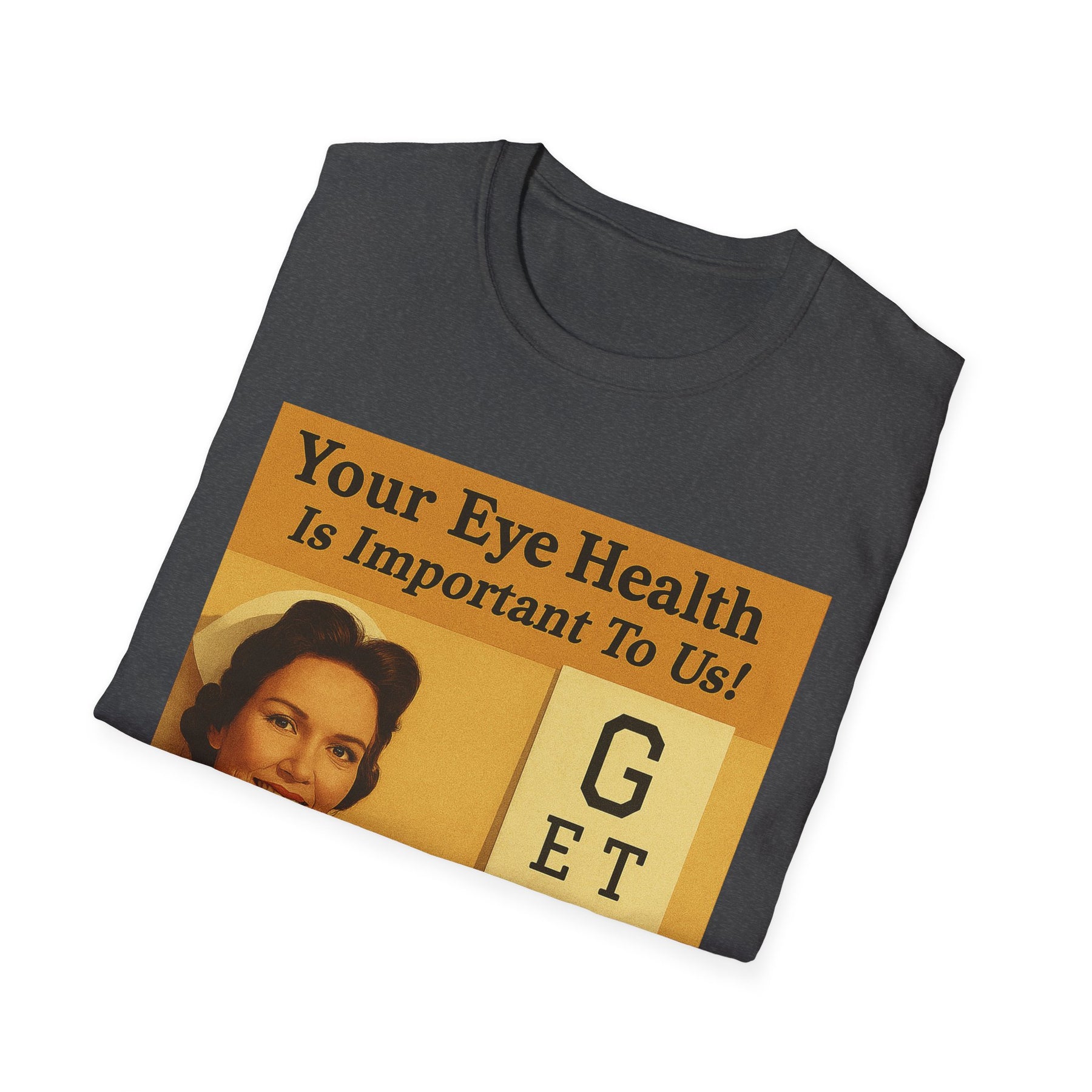 „Your Eye Health Is Important To Us“ – Satirisches T-Shirt im 50s-Style – Freches Satire-Design für mutige Statements | True Insights