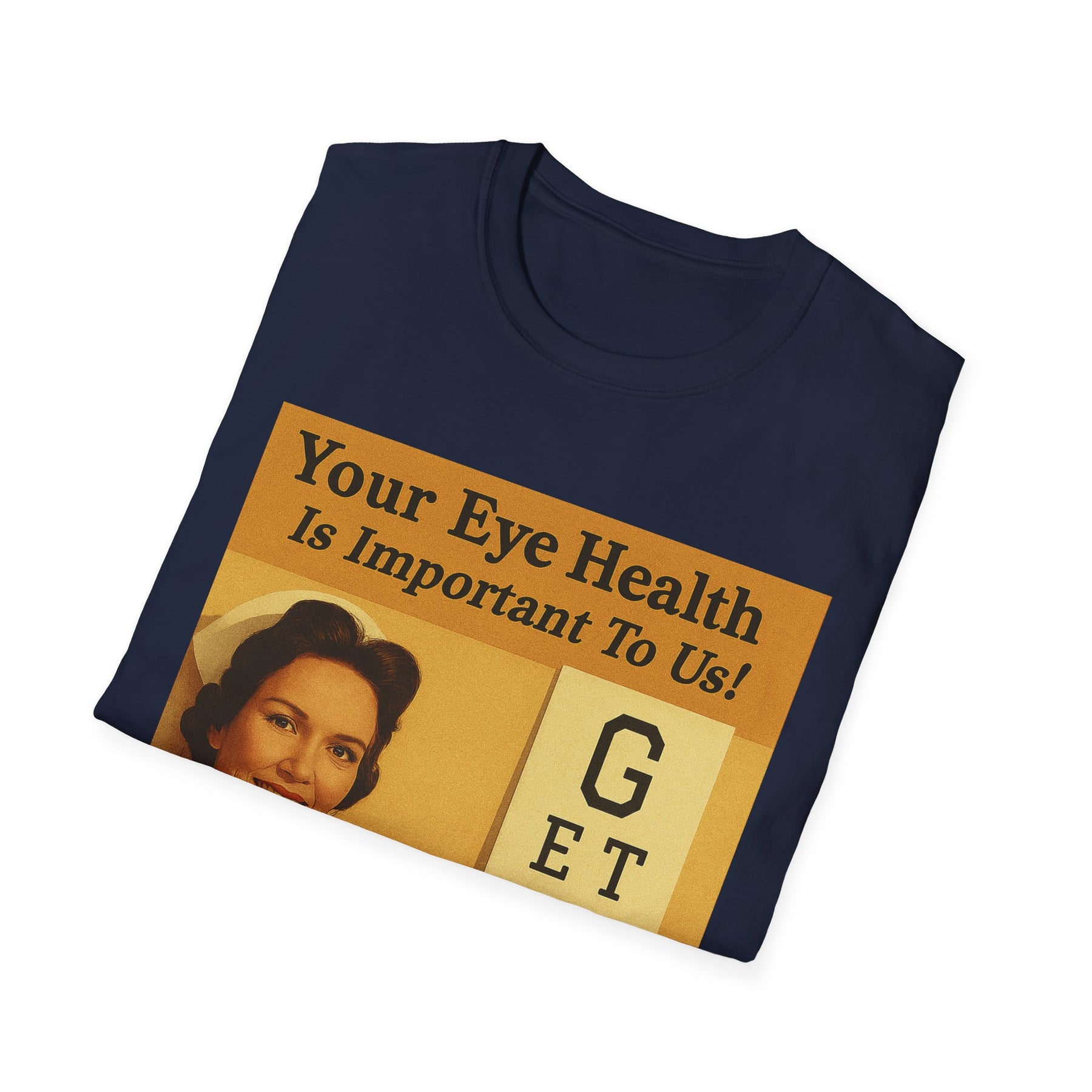 „Your Eye Health Is Important To Us“ – Satirisches T-Shirt im 50s-Style – Freches Satire-Design für mutige Statements | True Insights