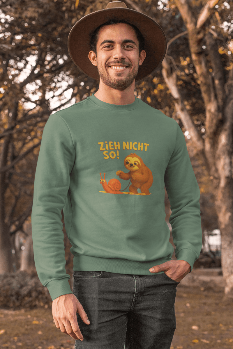 Zieh nicht so! – Lustiges Faultier Sweatshirt-Sweatshirt-True Insights