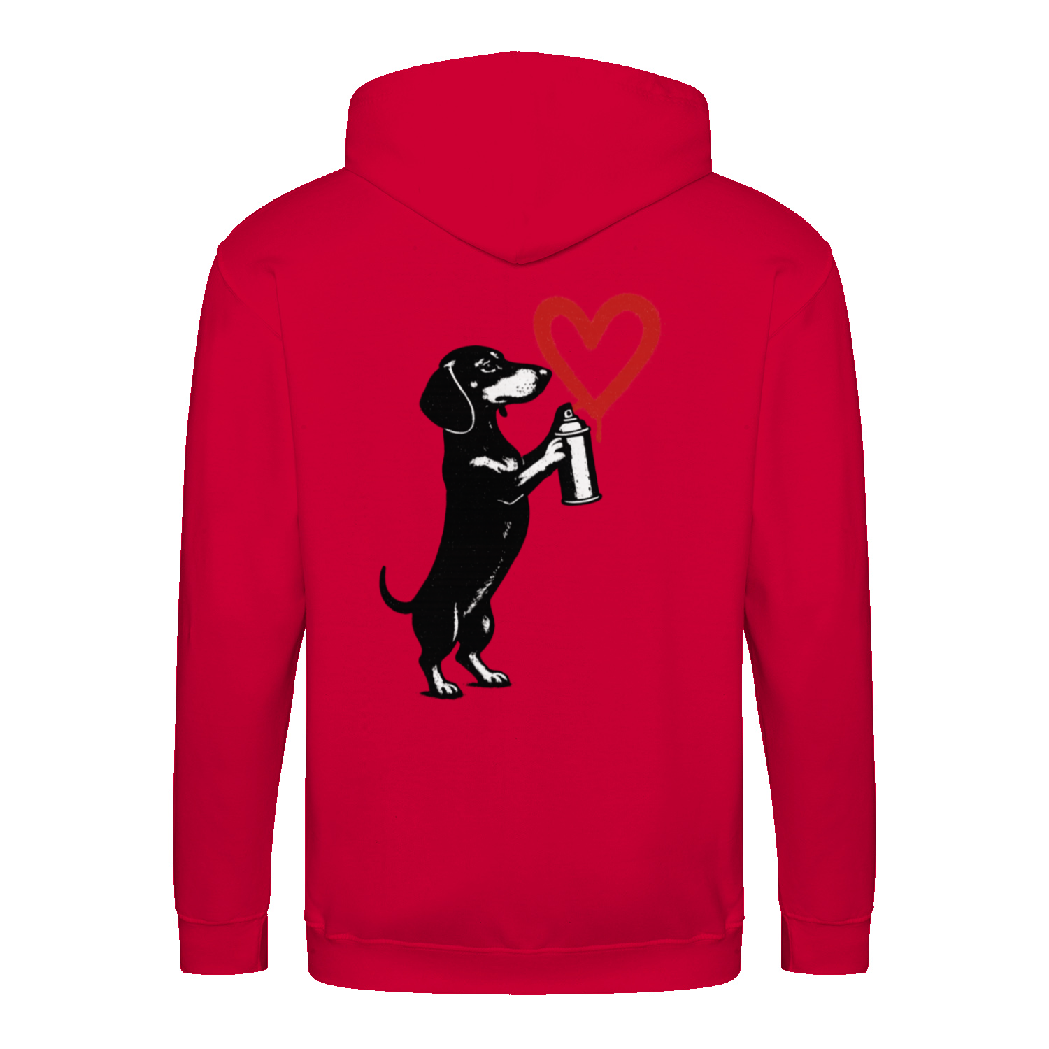 Zip Hoodie Dackel mir Spraydose-Zip Hoodie-True Insights