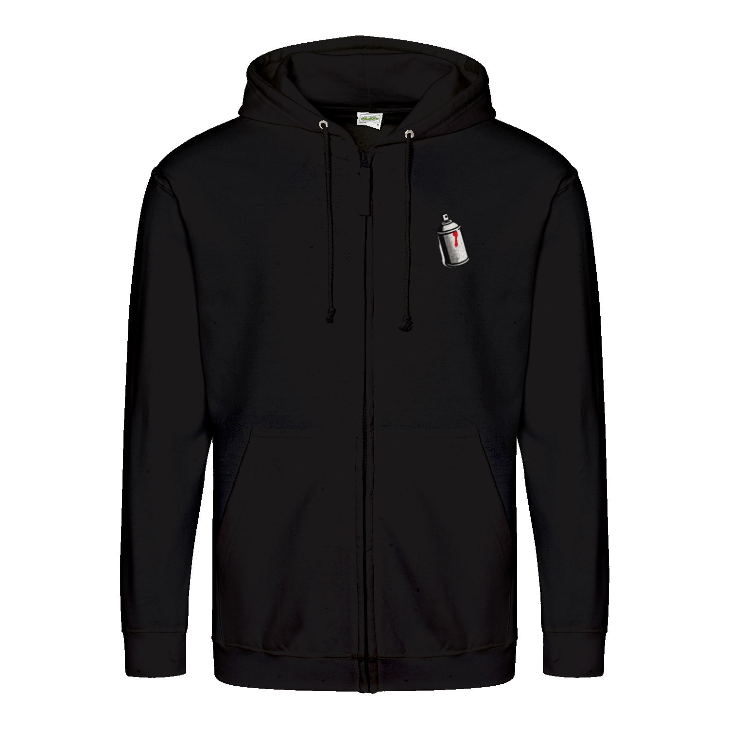 Zip Hoodie Ratte mit Herz – Urban Streetart Style-Zip Hoodie-True Insights