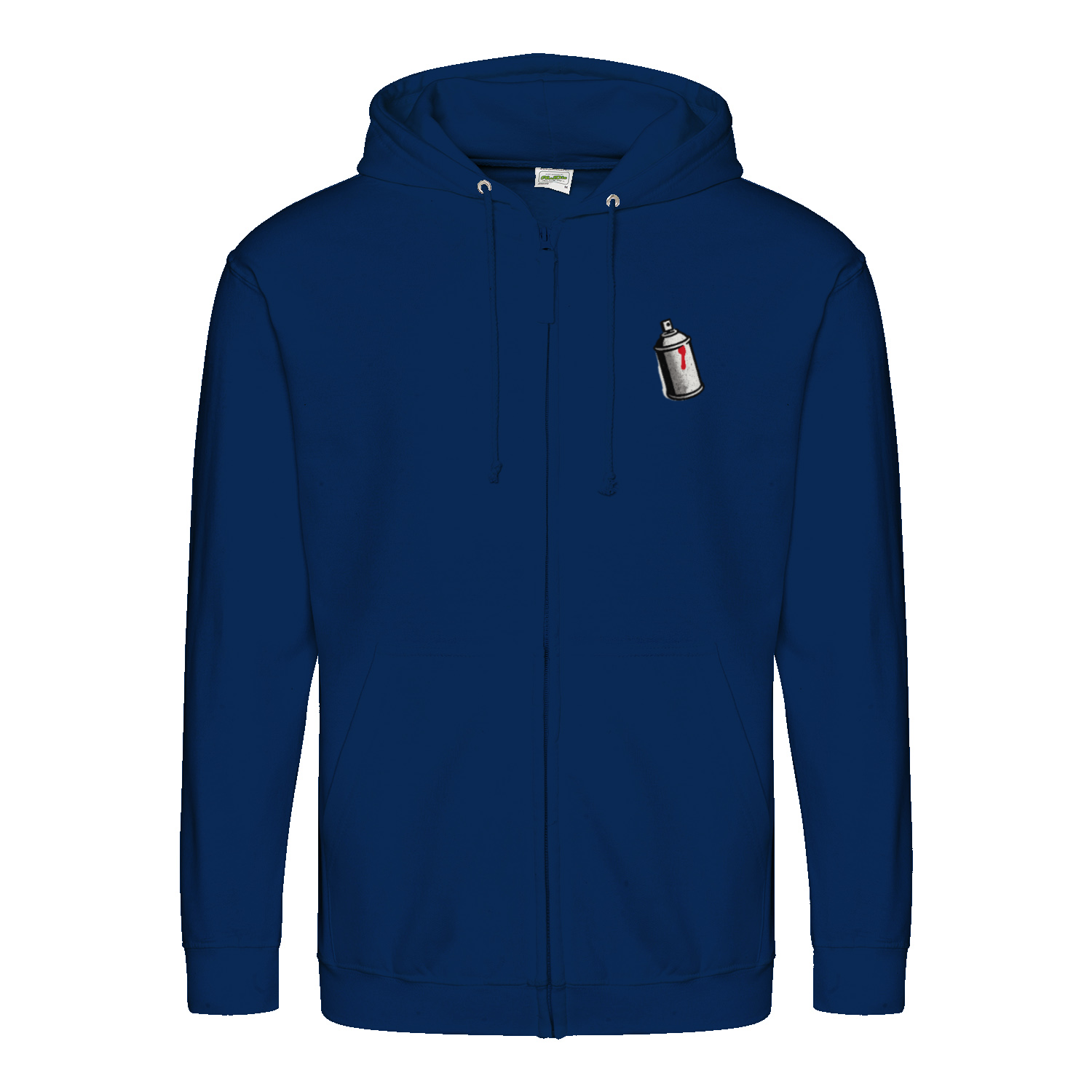 Zip Hoodie Ratte mit Herz – Urban Streetart Style-Zip Hoodie-True Insights